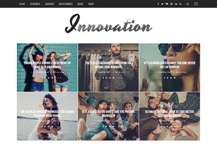 fashion magazine demo